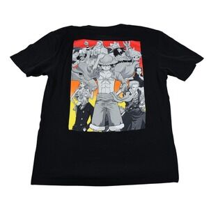 One Piece Anime Shirt Mens Large Straw Hat Crew Luffy Zoro Sanji Graphic Tee